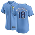 STECN TB.Rays #18 Shane McClanahan Player Light Blue Home Limited Stitched Jerseys