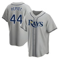STECN TB.Rays #44 Ryan Pepiot Player Gray Home Game Stitched Jerseys