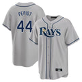 STECN TB.Rays #44 Ryan Pepiot Player Gray Home Limited Stitched Jerseys