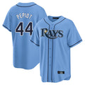 STECN TB.Rays #44 Ryan Pepiot Player Light Blue Home Limited Stitched Jerseys