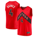 STECN T.Raptors #4 Scottie Barnes Red Fast Break Replica Jerseys - Icon Edition