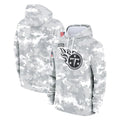 STECN T.Titans Camo Arctic Salute to Service Pullover Hoodies Home Game Blank Player Stitched Jerseys