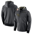 STECN T.Titans Light Gray Pullover Hoodies Home Game Blank Player Stitched Jerseys