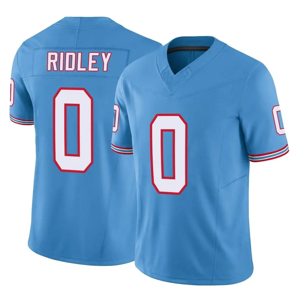 STECN T.Titans #0 Calvin Ridley Player Light Blue Limited Vapor F.U.S.E. Home Game Stitched Jerseys