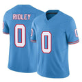 STECN T.Titans #0 Calvin Ridley Player Light Blue Limited Vapor F.U.S.E. Home Game Stitched Jerseys