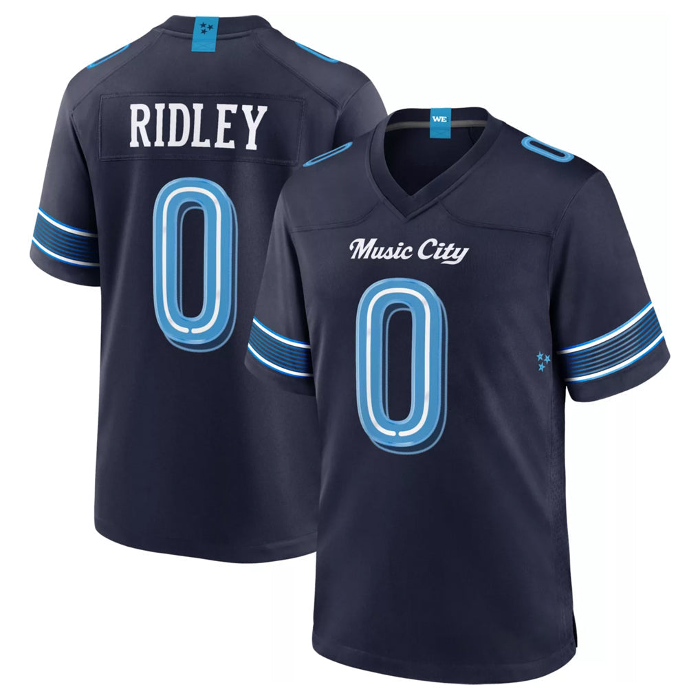 STECN T.Titans #0 Calvin Ridley Player Navy 2026 Rivalries Collection Home Game Stitched Jerseys