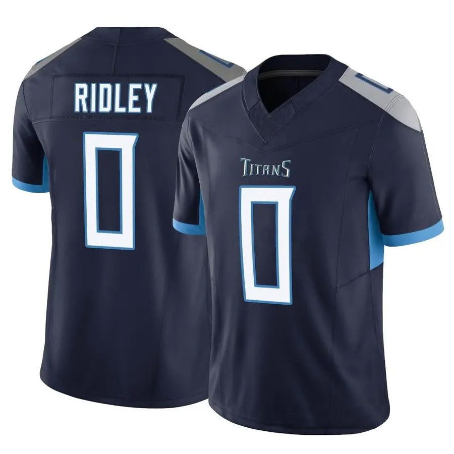 STECN T.Titans #0 Calvin Ridley Player Navy Vapor F.U.S.E. Limited Stitched Jerseys