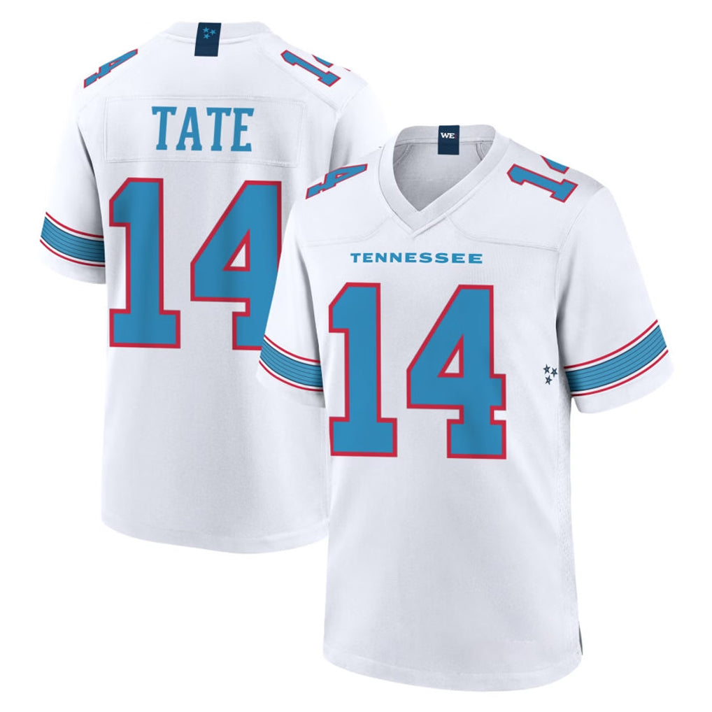 STECN T.Titans #14 Carnell Tate Player White 2026 Game Home Stitched Jerseys