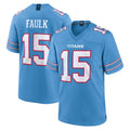 STECN T.Titans #15 Keldric Faulk Player Light Blue 2026 Game Home Stitched Jerseys