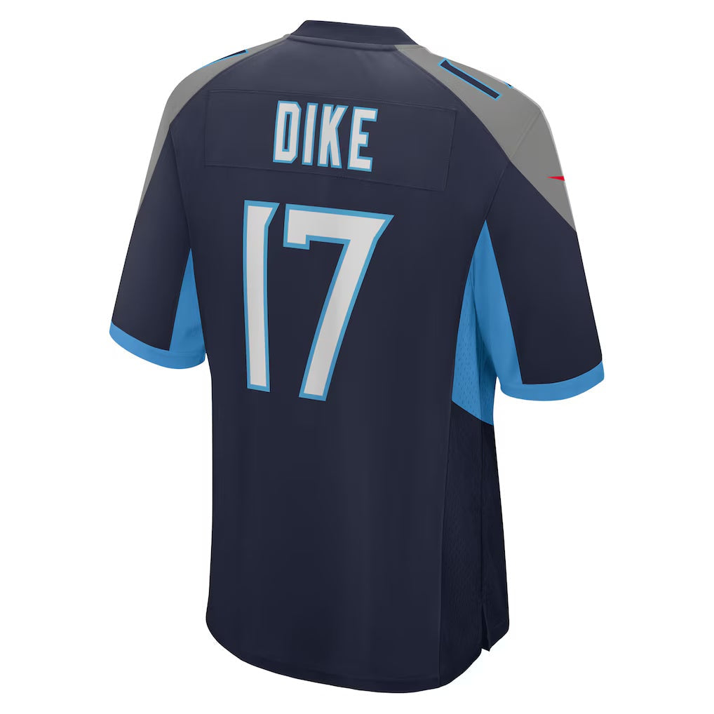 STECN T.Titans #17 Chimere Dike Navy Team Game Stitched Jerseys