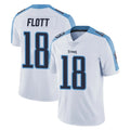 STECN T.Titans #18 Cor'Dale Flott Player White Limited Vapor Untouchable Home Game Stitched Jerseys