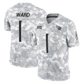 STECN T.Titans #1 Cameron Ward Player Arctic Camo Limited Salute to Service Home Game Stitched Jerseys