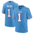STECN T.Titans #1 Cameron Ward Player Light Blue 2026 Game Home Stitched Jerseys