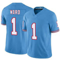 STECN T.Titans #1 Cameron Ward Player Light Blue Vapor F.U.S.E. Limited Stitched Jerseys