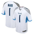 STECN T.Titans #1 Cameron Ward Player White Game Stitched Jerseys