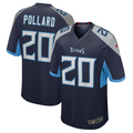 STECN T.Titans #20 Tony Pollard Navy Game Player Jersey Stitched Jerseys