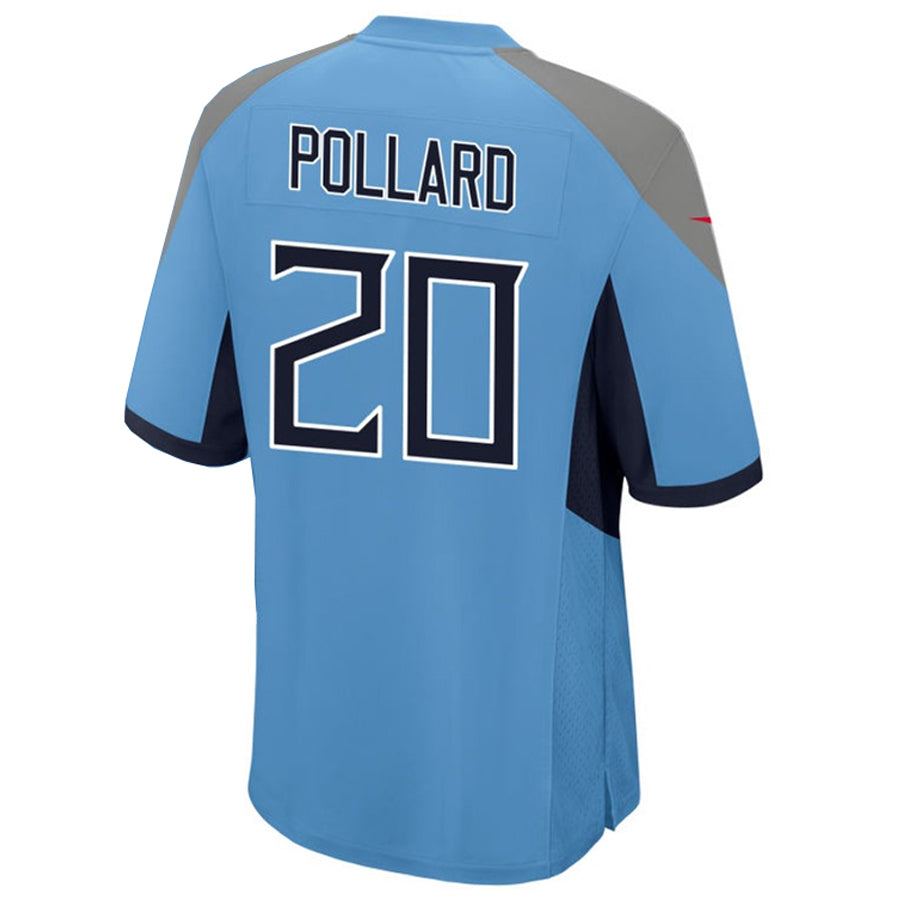 STECN T.Titans #20 Tony Pollard Player Light Blue Home Game Stitched Jerseys