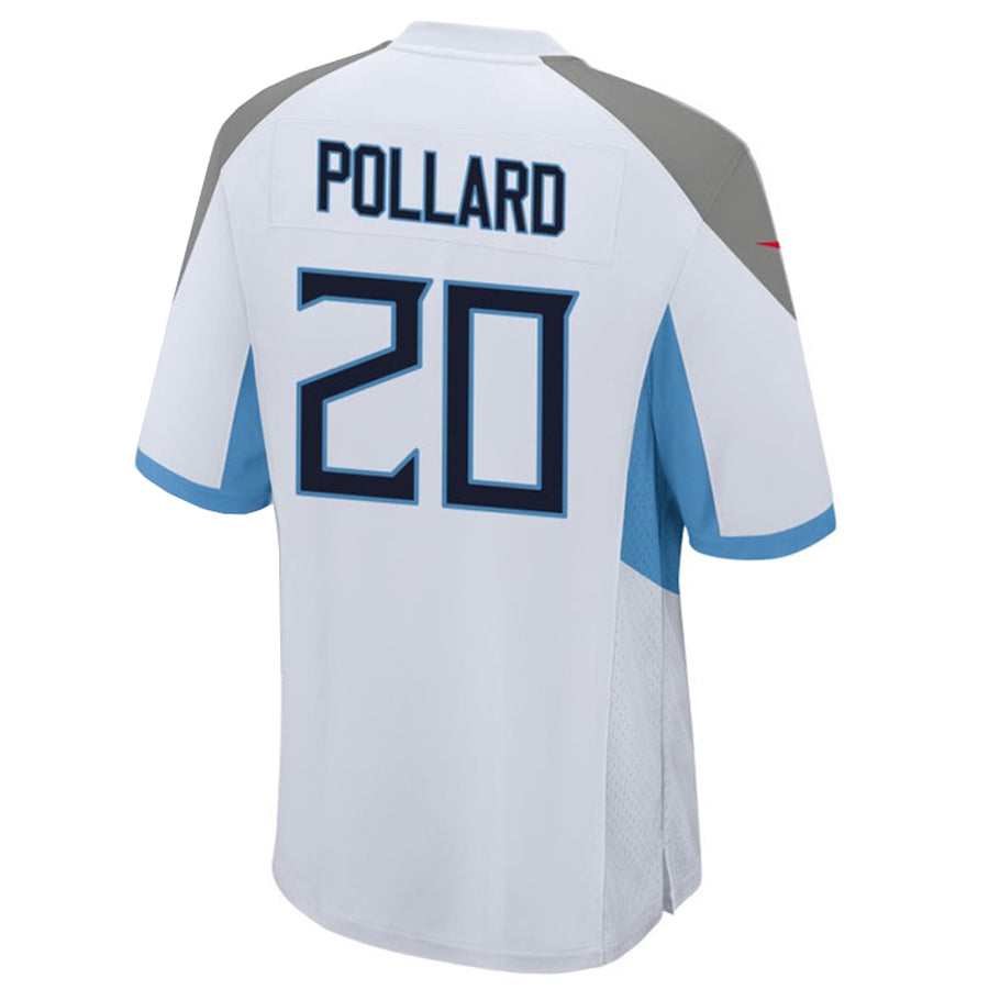 STECN T.Titans #20 Tony Pollard Player White Home Game Stitched Jerseys