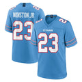 STECN T.Titans #23 Kevin Winston Jr. Player Light Blue 2026 Game Home Stitched Jerseys