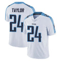STECN T.Titans #24 Alontae Taylor Player White Limited Vapor Untouchable Home Game Stitched Jerseys
