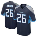 STECN T.Titans #26 Marcus Harris Player Navy Home Game Stitched Jerseys