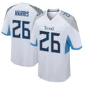 STECN T.Titans #26 Marcus Harris Player White Home Game Stitched Jerseys