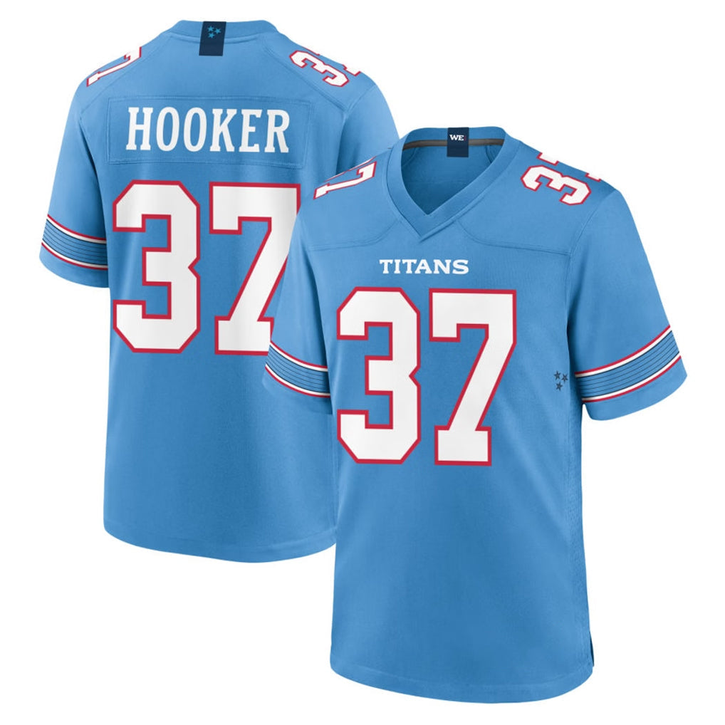 STECN T.Titans #37 Amani Hooker Player Light Blue 2026 Game Home Stitched Jerseys