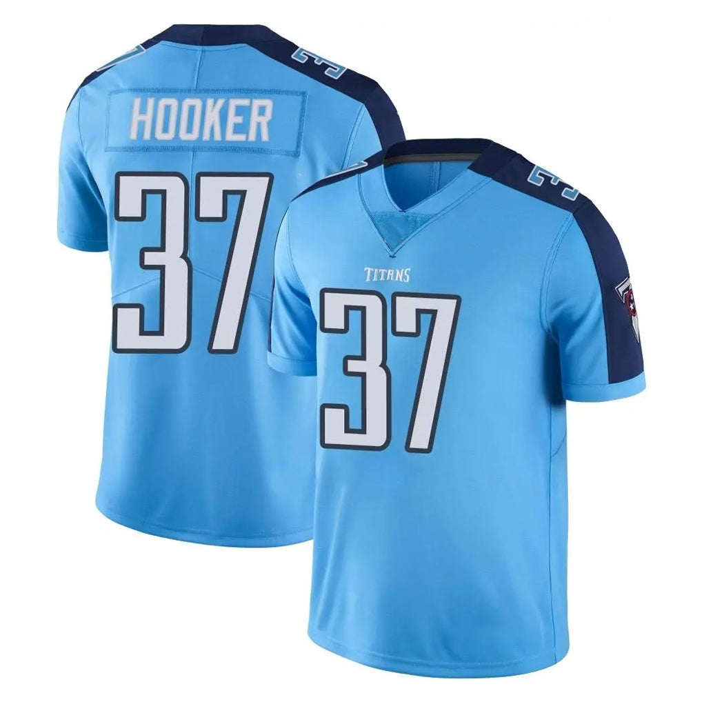 STECN T.Titans #37 Amani Hooker Player Light Blue Limited Color Rush Home Game Stitched Jerseys