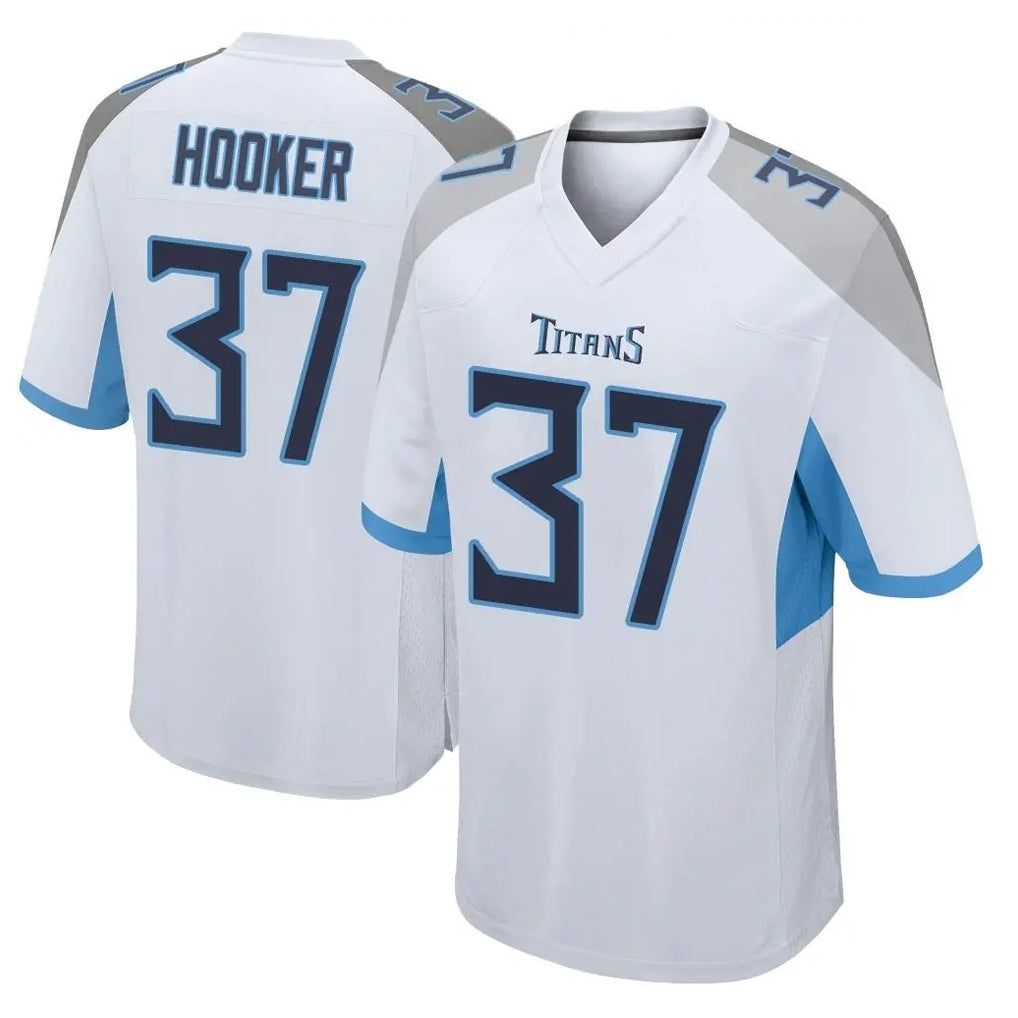 STECN T.Titans #37 Amani Hooker Player White Home Game Stitched Jerseys