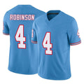 STECN T.Titans #4 Wan'Dale Robinson Player Light Blue Limited Vapor F.U.S.E. Home Game Stitched Jerseys