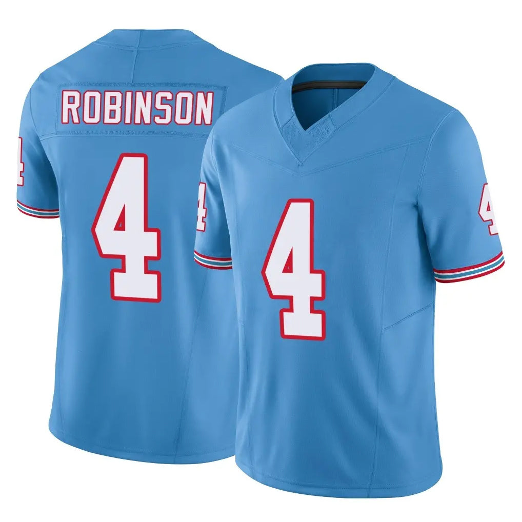 STECN T.Titans #4 Wan'Dale Robinson Player Light Blue Limited Vapor F.U.S.E. Home Game Stitched Jerseys