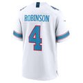STECN T.Titans #4 Wan'Dale Robinson White Game Stitched Jerseys