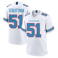 STECN T.Titans #51 Austin Schlottmann Player White 2026 Game Home Stitched Jerseys