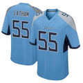 STECN T.Titans #55 JC Latham Player Light Blue Home Game Stitched Jerseys