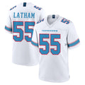STECN T.Titans #55 JC Latham Player White 2026 Game Home Stitched Jerseys