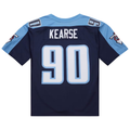 STECN T.Titans #90 Jevon Kearse Mitchell & Ness Navy 1999 Legacy Replica Jersey Tennessee Titans Jevon Kearse Mitchell & Ness Navy 1999 Legacy Replica Jersey