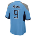 STECN T.Titans #9 Steve McNair Player Light Blue Home Game Stitched Jerseys