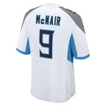 STECN T.Titans #9 Steve McNair Player White Home Game Stitched Jerseys