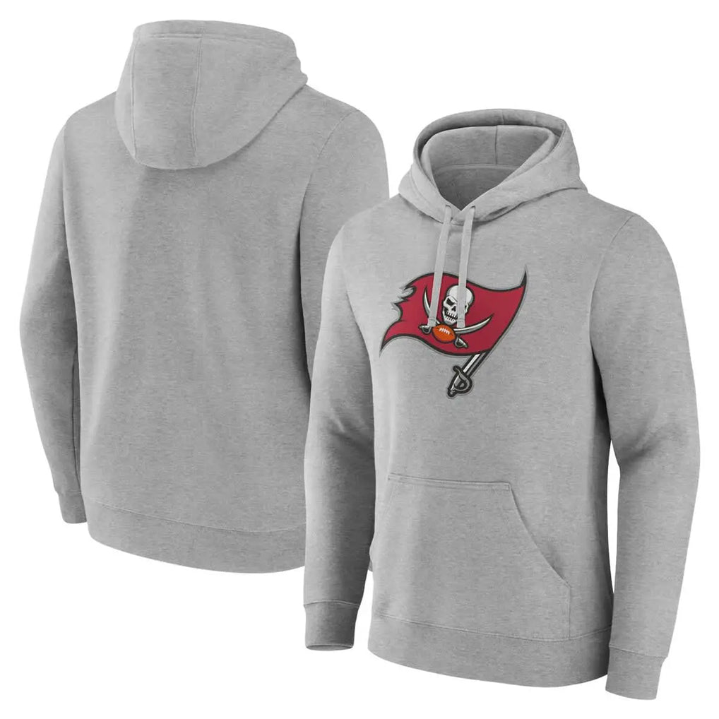 STECN TB.Buccaneers  Blank Player Gray Pullover Hoodie Home Game Stitched Jerseys
