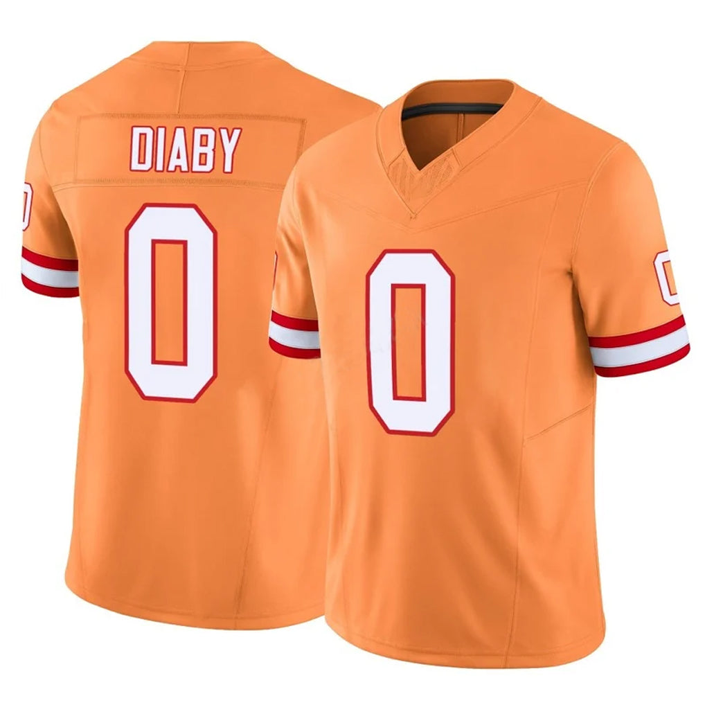 STECN TB.Buccaneers #0 Yaya Diaby Player Orange Limited Vapor F.U.S.E. Home Game Stitched Jerseys