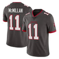 STECN TB.Buccaneers #11 Jalen McMillan Player Pewter Limited Alternate Vapor Home Game Stitched Jerseys
