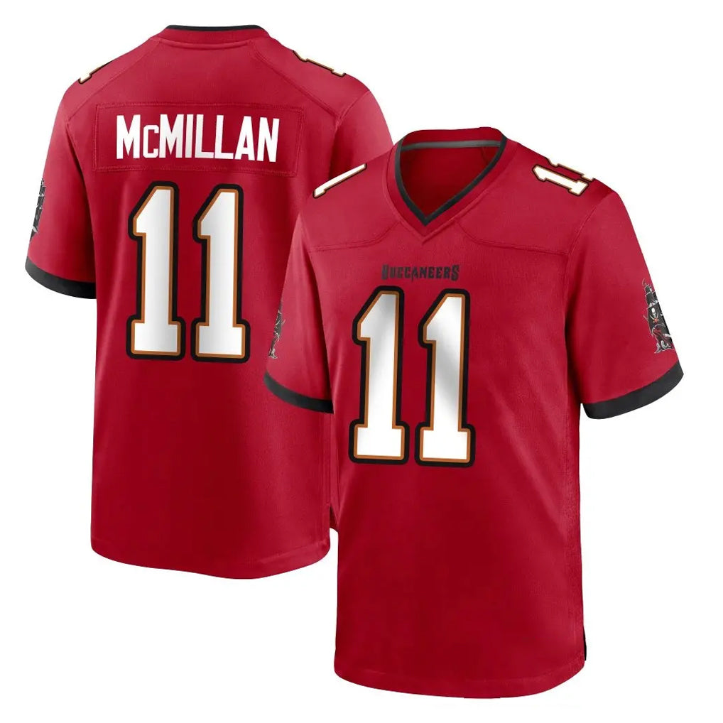 STECN TB.Buccaneers #11 Jalen McMillan Player Red Home Game Stitched Jerseys