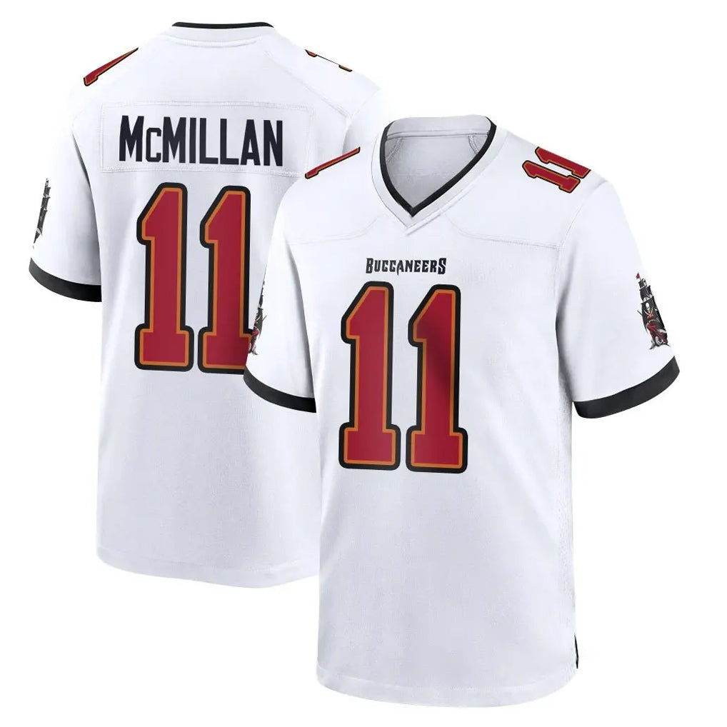 STECN TB.Buccaneers #11 Jalen McMillan Player White Home Game Stitched Jerseys