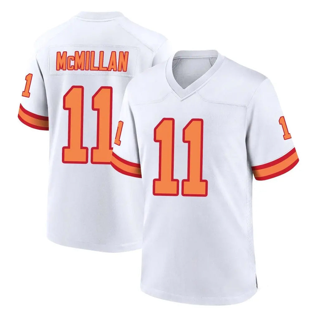 STECN TB.Buccaneers #11 Jalen McMillan Player White '76 Home Game Stitched Jerseys