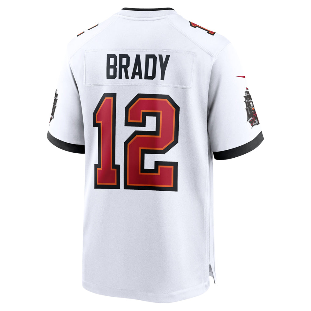 STECN TB.Buccaneers #12 Tom Brady Player White Home Game Stitched Jerseys