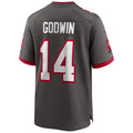 STECN TB.Buccaneers #14 Chris Godwin Jr. Player Deep Pewter Home Game Stitched Jerseys