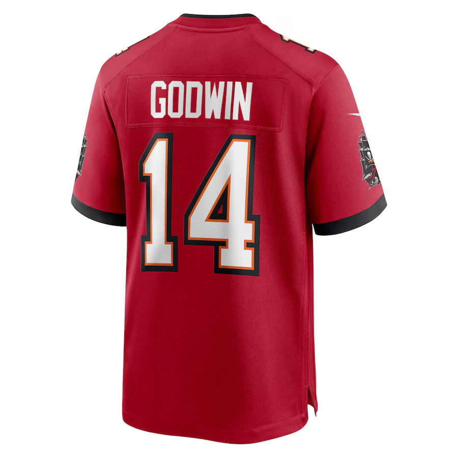 STECN TB.Buccaneers #14 Chris Godwin Jr. Player Red Game Home Stitched Jerseys