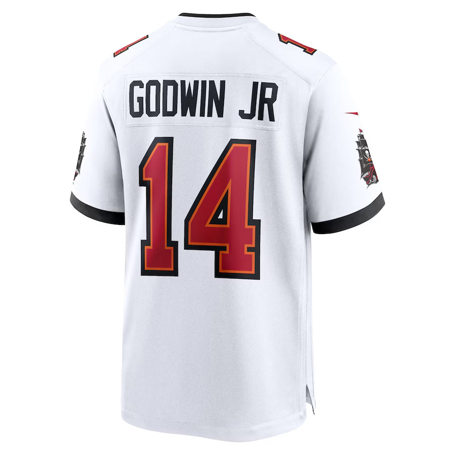 STECN TB.Buccaneers #14 Chris Godwin Jr. Player White Game Home Stitched Jerseys
