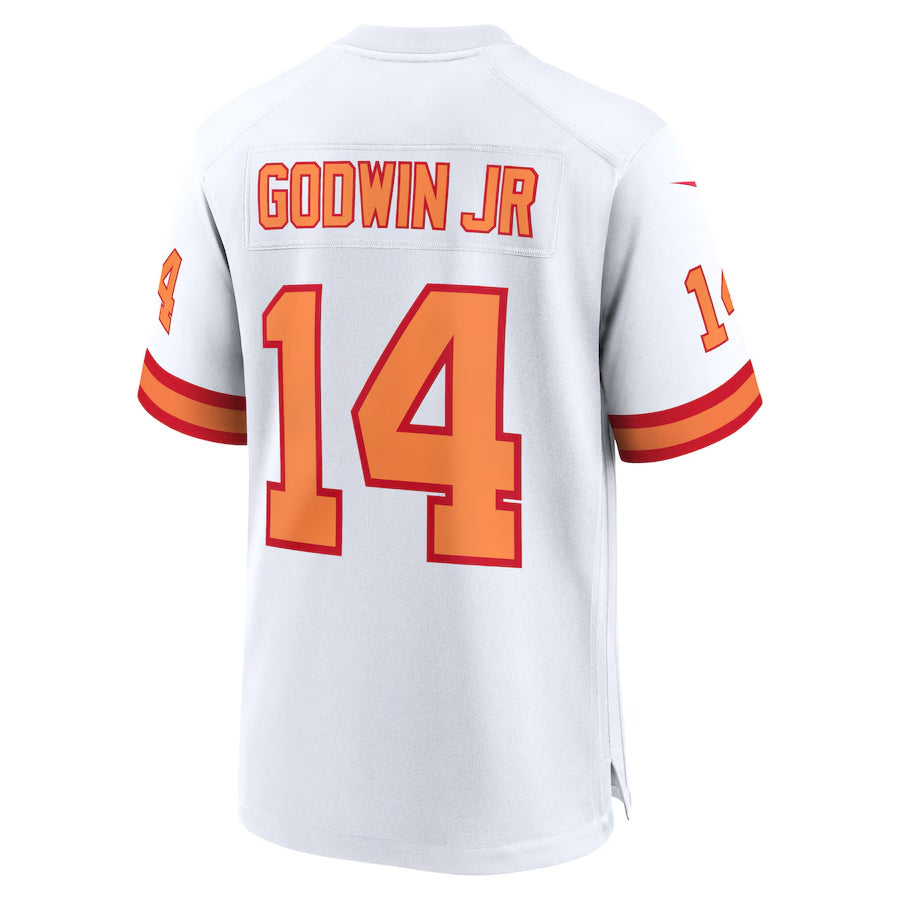 STECN TB.Buccaneers #14 Chris Godwin Jr. Player White Home Game Stitched Jerseys