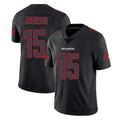 STECN TB.Buccaneers #15 Tez Johnson Player Black Impact Limited Home Game Stitched Jerseys